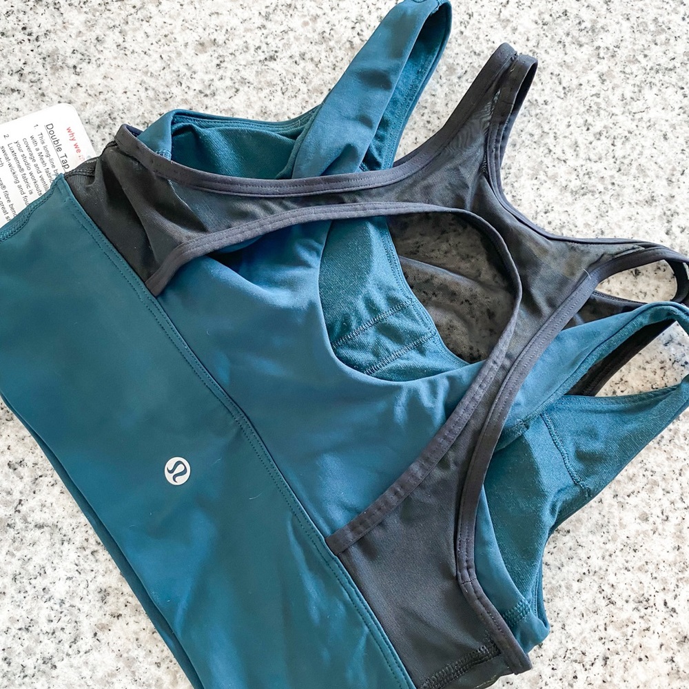 New With Tags Lululemon Long-Line Double-Tap Bra